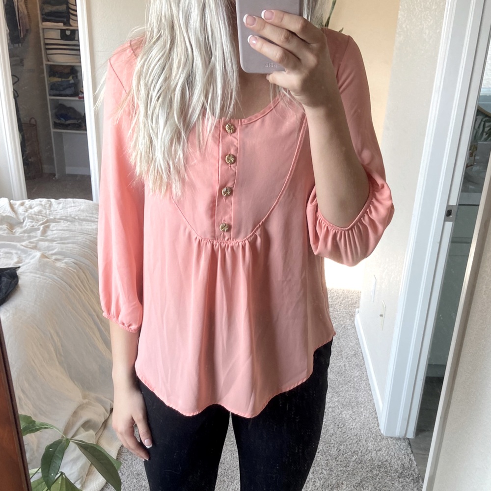 Francesca’s Button Blouse